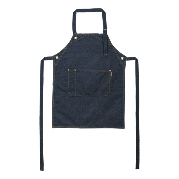 Apron Bib Denim Adjustable Neck