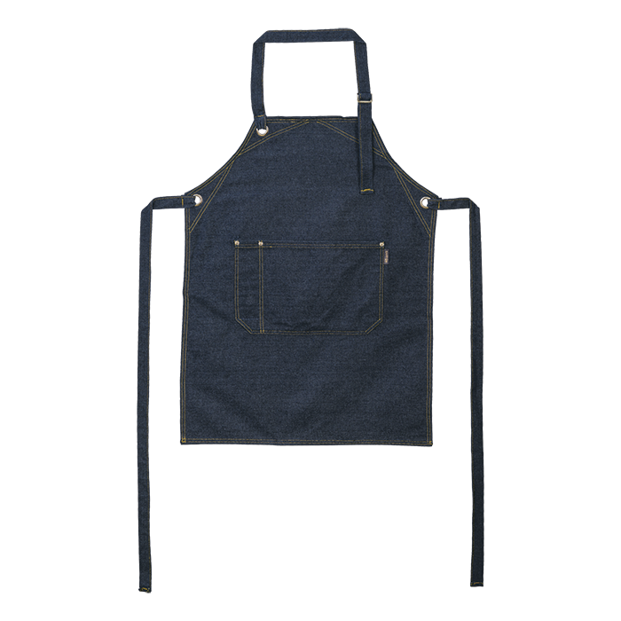 Apron Bib Denim Adjustable Neck